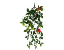 Red Mixed Hanging Foliage UV 60cm