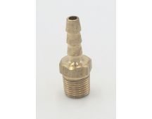 Parker brass 3/16" hose barb to 1/8" male pipe connector fitting