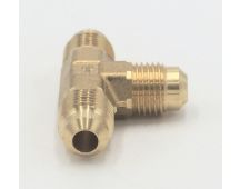 Parker brass 5/16" flare to flare tee fitting