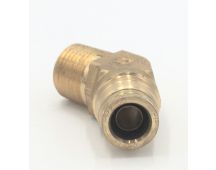 Brass prestomatic 45 degree elbow fitting