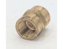 Parker brass 3/8" female to female npt coupling fitting