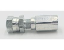 Parker steel 5/8" - 3/4" swivel straight with nut fitting