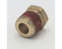 Parker brass 1/2" female to male 1/8" reducer coupling fitting