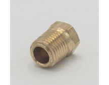 Parker brass male 1/4" hex head plug fitting