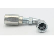 Steel 90 degree swivel elbow 1/2" - 1/2" hydraulic hose fitting