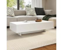 vidaXL Coffee Table High Gloss White