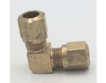 Parker brass pneumatic 90 degree 3/8" union elbow fitting