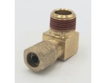 PARKER HANNIFIN BRAND brass 90 degree male 3/8 elbow to 3/8" tube NPT fitting. Part No VS269NTA-6-6