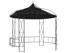 vidaXL Gazebo 300x290 cm Anthracite Round