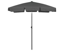 vidaXL Beach Umbrella Anthracite 180x120 cm