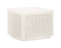 vidaXL Garden Table White 53x53x40 cm Plastic