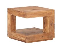 vidaXL Coffee Table 45x45x40 cm Solid Wood Acacia