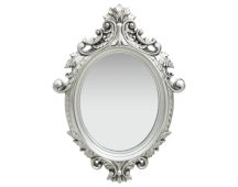 vidaXL Wall Mirror Castle Style 56x76 cm Silver