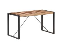 vidaXL Dining Table 140x70x75 cm Solid Wood