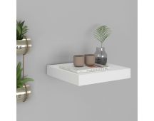 vidaXL Floating Wall Shelf White 23x23.5x3.8 cm MDF