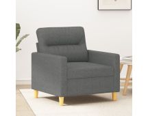 vidaXL Sofa Chair Dark Grey 60 cm Fabric