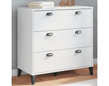 vidaXL Drawer Cabinet VIKEN White Engineered Wood