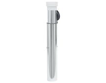 vidaXL In-Ground Parasol Base for 40-50 mm Pole Silver Aluminum