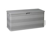 vidaXL Garden Storage Box Grey 117x45x56 cm