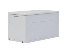 vidaXL Garden Storage Box 420 L Light Grey