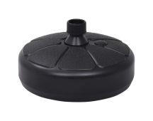 vidaXL Umbrella Base Sand/Water Filled 15 L Black