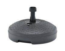 vidaXL Umbrella Base Sand/Water Filled 20 L Anthracite Plastic Rattan