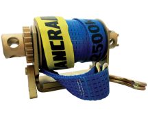 ANCRA BRAND Slideon ratchet cap winch 50mm X 9m strap lashing capacity 2500kg Part No 49203-20-RC