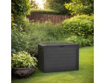 vidaXL Garden Storage Box Anthracite 78x44x55 cm