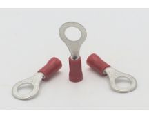 Narva red female 6.3 mm terminal ring