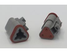 Narva 3 way male deutsch connector housing