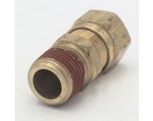 Parker brass male straight 5/8 tube to 1/2 male npt connector fitting