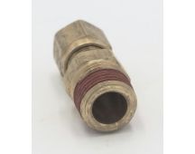 HANNIFIN PARKER BRAND brass male straight 3/8 tube to 3/8 male NPT connector fitting. Part No 68NTA-6-6