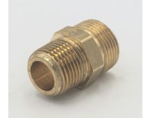 Parker brass air brake hose 3/8" male end adaptor