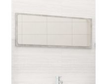 vidaXL Bathroom Mirror Concrete Grey 90x1.5x37 cm Engineered Wood