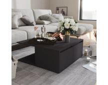 vidaXL Coffee Table Grey 80x80x31 cm Engineered Wood