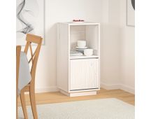 vidaXL Sideboard White 38x35x80 cm Solid Wood Pine