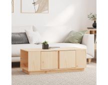 vidaXL Coffee Table 110x50x40 cm Solid Wood Pine