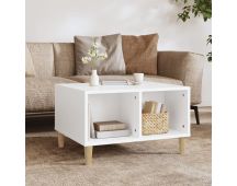 vidaXL Coffee Table White 60x50x36.5 cm Engineered Wood