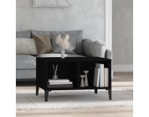 vidaXL Coffee Table Black 60x50x36.5 cm Engineered Wood