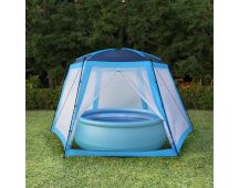 vidaXL Pool Tent Fabric 590x520x250 cm Blue