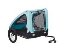 vidaXL Pet Bike Trailer Blue and Black