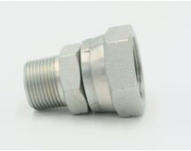 Bspt steel plated adaptor