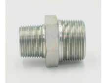 Steel plated hydraulic reducing nipple