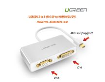 UGREEN 3-in-1 Mini DisplayPort to HDMI&VGA&DVI converter - white (10438)