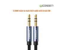 UGREEN 3.5MM male to male AUX cable with braid 3M (10688)