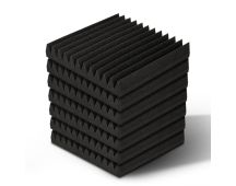 Alpha Acoustic Foam 20pcs 30x30x5cm Sound Absorption Proofing Panel Studio Wedge