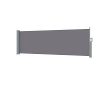 Instahut Side Awning Sun Shade Outdoor Blinds Retractable Screen 1X3M Grey