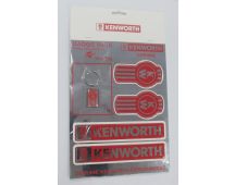 GENUINE KENWORTH CHROME STICKER BADGE PACK. PN: Z53-KW-1001