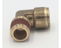 Brass d.o.t. male elbow 5/8 x 1/2 fitting