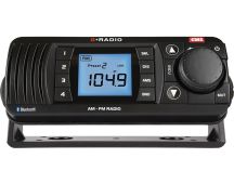 GME BRAND AM/FM Marine Radio with Bluetooth - Black. Part No GR300BTB